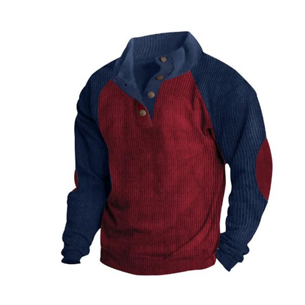 Мужская контрастная лоскутная толстовка с капюшоном, мужские толстовки с капюшоном, повседневные свободные толстовки с длинным рукавом, осенние мужские топы с воротником-стойкой на пуговицах, большие размеры XS
Мужская контрастная лоскутная толстовка с капюшоном, мужские толстовки с капюшоном, повседневные свободные толстовки с длинным рукавом, осенние мужские топы с воротником-стойкой на пуговицах, большие размеры XS