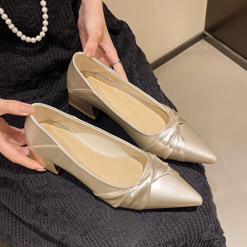 Fashion 2025 New French Elegant Pointed Toe Low Heel Women s Singles 40
Fashion 2025 New French Elegant Pointed Toe Low Heel Women s Singles 40