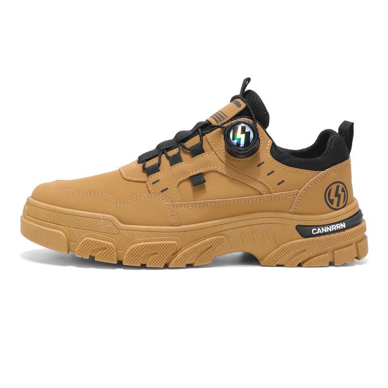 Spring New Low-top One-pedal Rotating Button Sports and Leisure Trendy Shoes Outdoor Waterproof Tooling Shoes 44
Spring New Low-top One-pedal Rotating Button Sports and Leisure Trendy Shoes Outdoor Waterproof Tooling Shoes 44