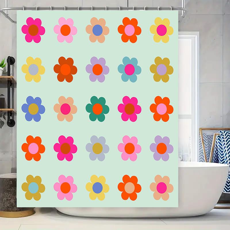 Floral Shower Curtain 3D Printed Polyester Fabric Decorative Bath Mat Watercolor Flowers Design For Bathroom Accessories Pink Ye W60H190(CM)-1 Pcs
Floral Shower Curtain 3D Printed Polyester Fabric Decorative Bath Mat Watercolor Flowers Design For Bathroom Accessories Pink Ye W60H190(CM)-1 Pcs
