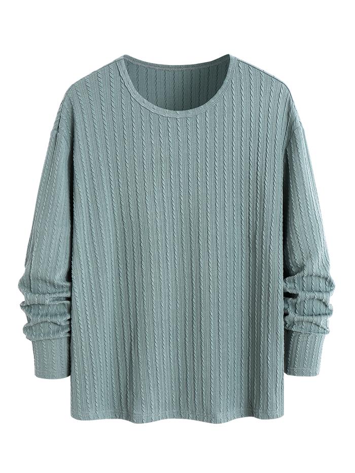 ZAFUL Мужская повседневная текстурированная футболка с круглым вырезом и длинными рукавами XXL зелёный
ZAFUL Мужская повседневная текстурированная футболка с круглым вырезом и длинными рукавами XXL зелёный