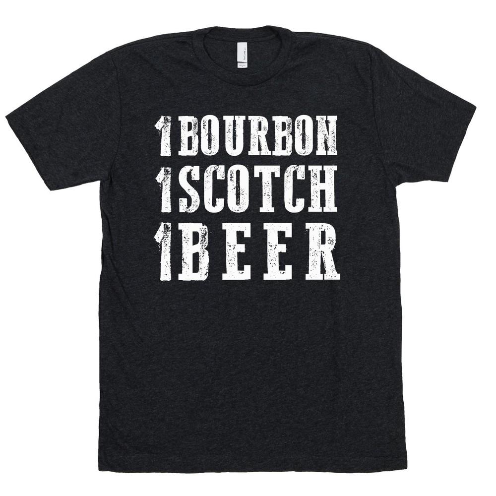 1 Bourbon 1 Scotch 1 Beer Just One More Drink Shots Bar Drinking Tee Unisex T-Shirt XXXL
1 Bourbon 1 Scotch 1 Beer Just One More Drink Shots Bar Drinking Tee Unisex T-Shirt XXXL
