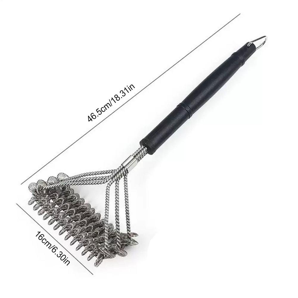 BBQ Grill Brush Heavy Duty Heat Resistant Stainless Steel Bristles Grill Brush Multifunctional Non-Slip Handle for Backyard Lawn
BBQ Grill Brush Heavy Duty Heat Resistant Stainless Steel Bristles Grill Brush Multifunctional Non-Slip Handle for Backyard Lawn