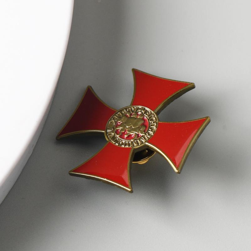 1Pcs Retro Red Cross Enamel Pin Brooch Knights Templar Alloy Badge For Jewelry Accessory Diy Decoration
1Pcs Retro Red Cross Enamel Pin Brooch Knights Templar Alloy Badge For Jewelry Accessory Diy Decoration