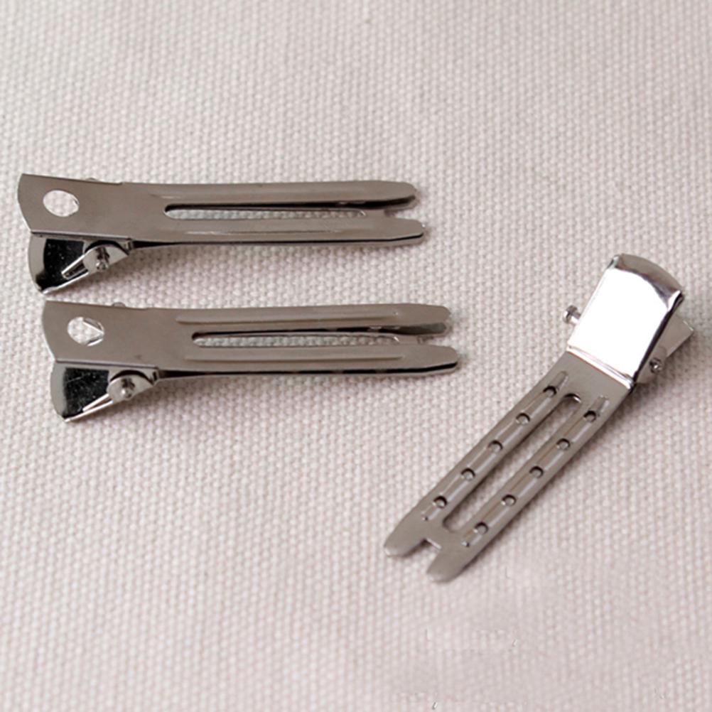 50pcs Double Prong Metal Alligator Clips Hairpins for DIY Hair Bows Silver Stainless Hairdressing Clips Clamp Hair Accessories
50pcs Double Prong Metal Alligator Clips Hairpins for DIY Hair Bows Silver Stainless Hairdressing Clips Clamp Hair Accessories