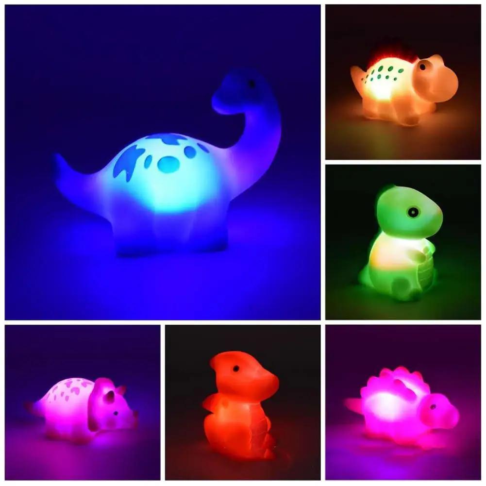Cartoon Glowing Dinosaur Bath Toy Dog Farm Animal Baby Vinyl Toy Floating Light Bathroom Bath Fun Sensory Gift Present To X2k9
Cartoon Glowing Dinosaur Bath Toy Dog Farm Animal Baby Vinyl Toy Floating Light Bathroom Bath Fun Sensory Gift Present To X2k9