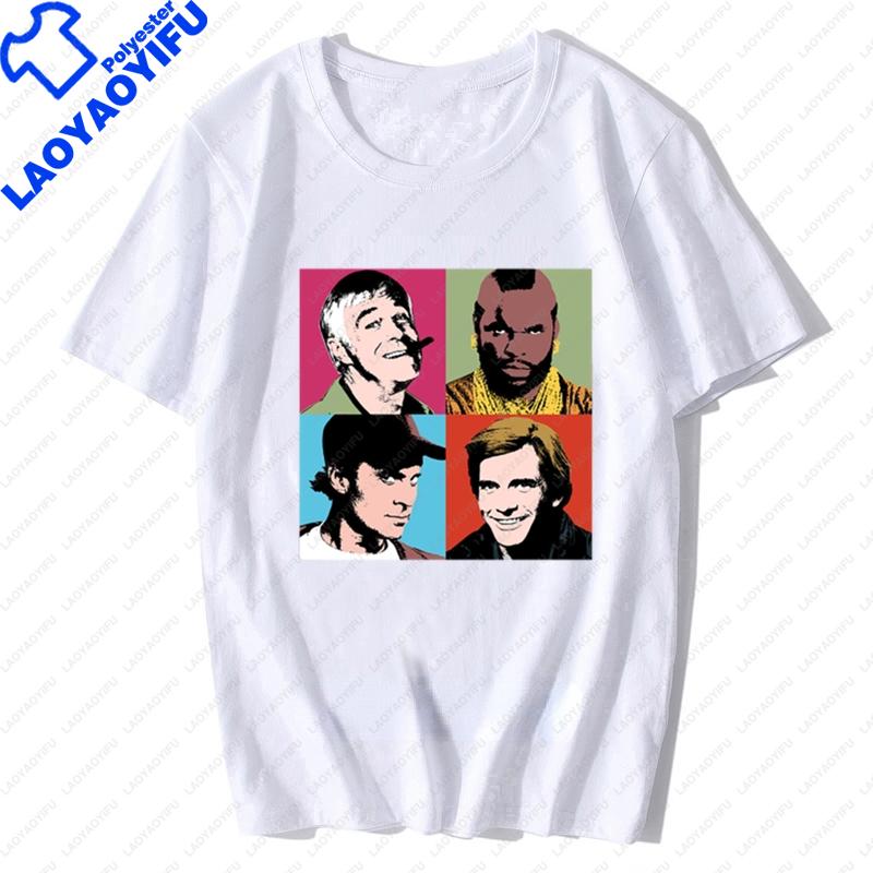 S5XLThe AWarhol Team T Shirt Warhol The A Team Serie Series Portraid Parody Graphic Funny Retro Mashup Tv Tops Camisetas XL
S5XLThe AWarhol Team T Shirt Warhol The A Team Serie Series Portraid Parody Graphic Funny Retro Mashup Tv Tops Camisetas XL