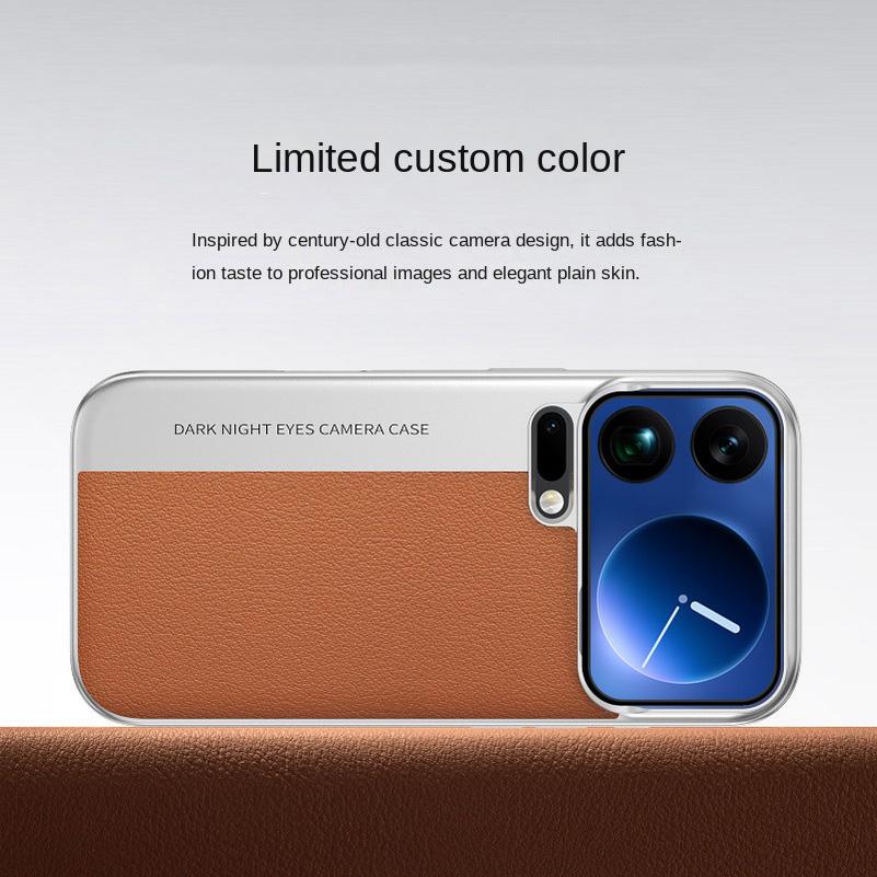 Plain Leather Classic Color-blocked Alloy Lens Heightened Case For Xiaomi 17 Pro Max Mi 17 15 Ultra 15 pro 14 13 12s Ultra Cover Xiaomi 17 pro max
Plain Leather Classic Color-blocked Alloy Lens Heightened Case For Xiaomi 17 Pro Max Mi 17 15 Ultra 15 pro 14 13 12s Ultra Cover Xiaomi 17 pro max