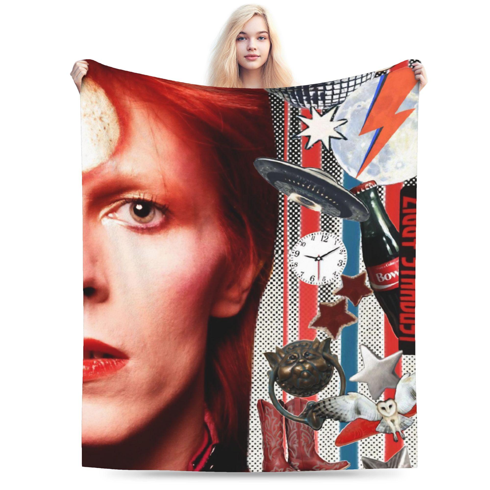 Davids Bowied Blankets Super Warm Graphic Plush Throw Blanket For Girls Boys Living Room Flannel Bedspread Bed Cover 75cmx90cm
Davids Bowied Blankets Super Warm Graphic Plush Throw Blanket For Girls Boys Living Room Flannel Bedspread Bed Cover 75cmx90cm