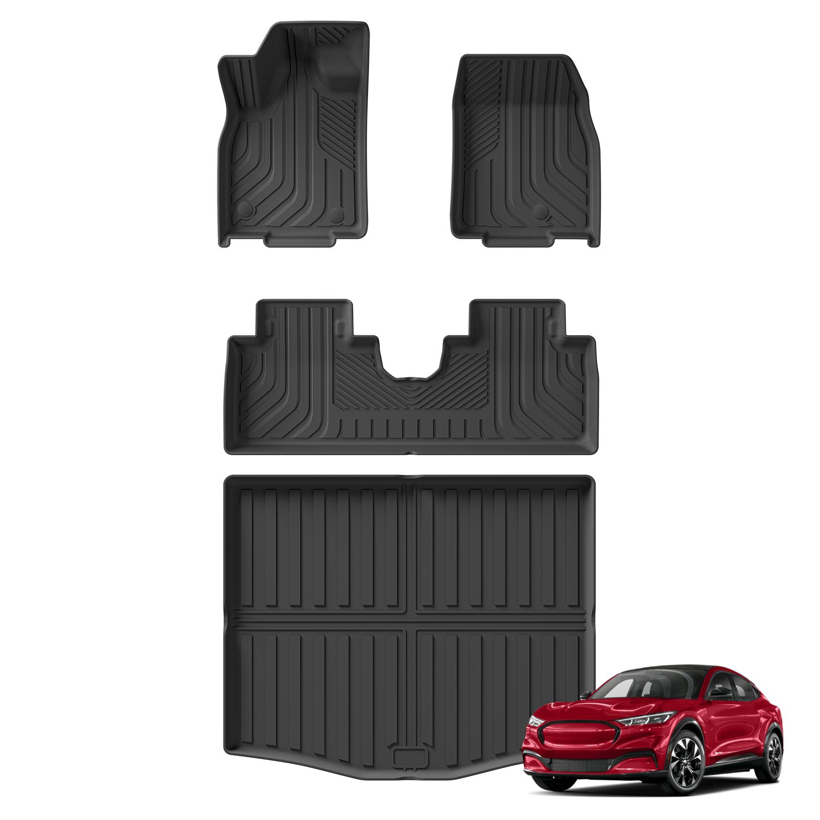 Left Drive for Ford Mustang Mach-E 2026 All-weather Floor Mats Trunk Pad Waterproof Liner TPE Car Interior Accessories
Left Drive for Ford Mustang Mach-E 2026 All-weather Floor Mats Trunk Pad Waterproof Liner TPE Car Interior Accessories