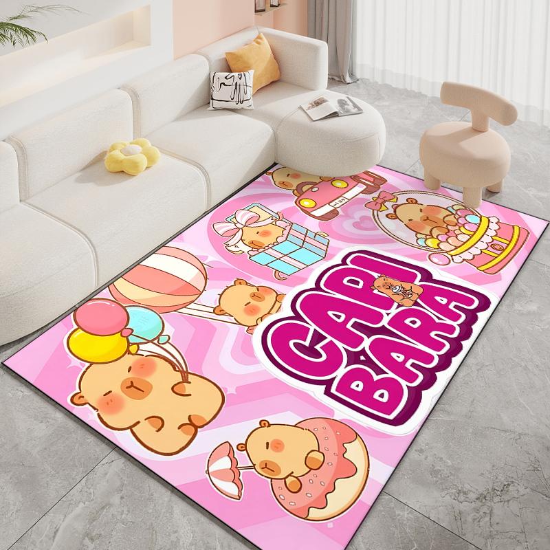 Children s Room Capybara Pattern Carpet for Living Room Bedroom Sofa Home Decor Non-slip Floor Mat Large Size Luxury Gift 40cm x 60cm
Children s Room Capybara Pattern Carpet for Living Room Bedroom Sofa Home Decor Non-slip Floor Mat Large Size Luxury Gift 40cm x 60cm