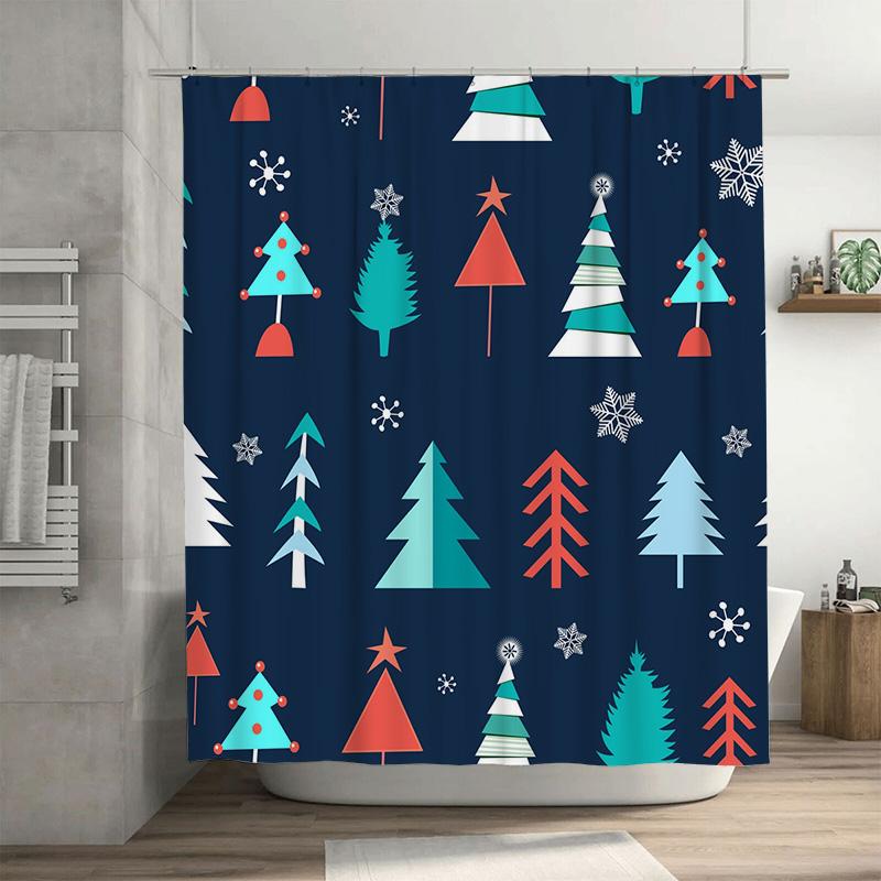TU Christmas Shower Curtain Festive Holiday Decor Forest Trees Pattern Waterproof Bathroom Fabric Backdrop Xmas Home Textile 90x180cm35x71in
TU Christmas Shower Curtain Festive Holiday Decor Forest Trees Pattern Waterproof Bathroom Fabric Backdrop Xmas Home Textile 90x180cm35x71in