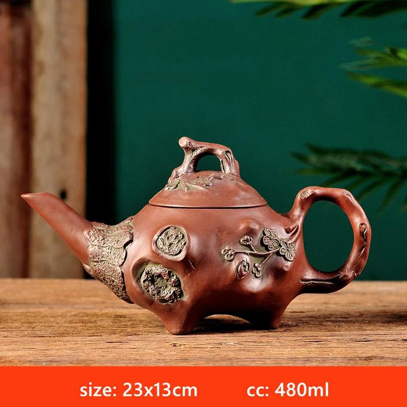 480ml Chinese Yixing Purple Clay Tea Pot Creative Tea Accessories Home Beauty Tea Infuser Custom Large Capacity Filter Teapot
480ml Chinese Yixing Purple Clay Tea Pot Creative Tea Accessories Home Beauty Tea Infuser Custom Large Capacity Filter Teapot