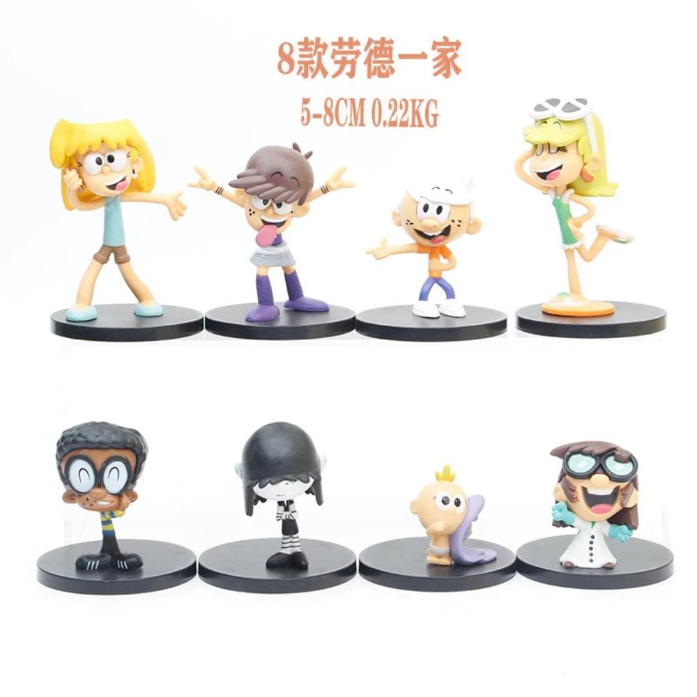 8pcs/set The Loud House Action Figure Toys 5-8cm pack by bag
8pcs/set The Loud House Action Figure Toys 5-8cm pack by bag