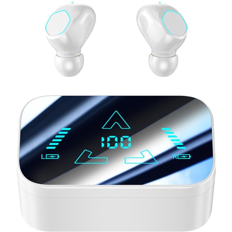 Bluetooth-compatible Headphones Wireless Earbuds with Charging Case Digital Display in-Ear Earbuds with Microphone
Bluetooth-compatible Headphones Wireless Earbuds with Charging Case Digital Display in-Ear Earbuds with Microphone