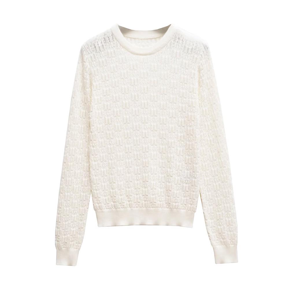 Spring 2025 Women s Jacquard Mesh Long-Sleeve Round-Neck Hollow-Out Casual Sweater Medium
Spring 2025 Women s Jacquard Mesh Long-Sleeve Round-Neck Hollow-Out Casual Sweater Medium