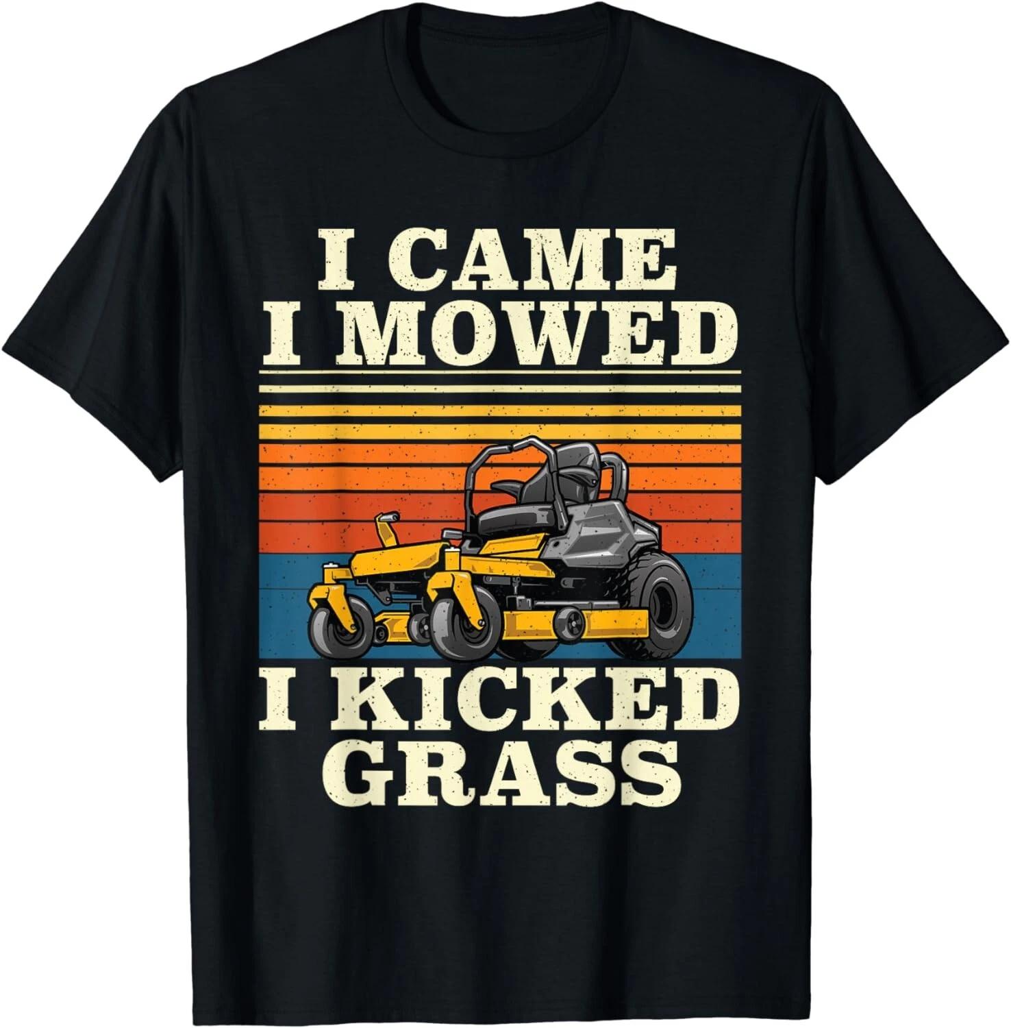 I Came I Mowed I Kicked Grass - Lawn Mower Landscaping Gift Unisex T-Shirt 2XL
I Came I Mowed I Kicked Grass - Lawn Mower Landscaping Gift Unisex T-Shirt 2XL