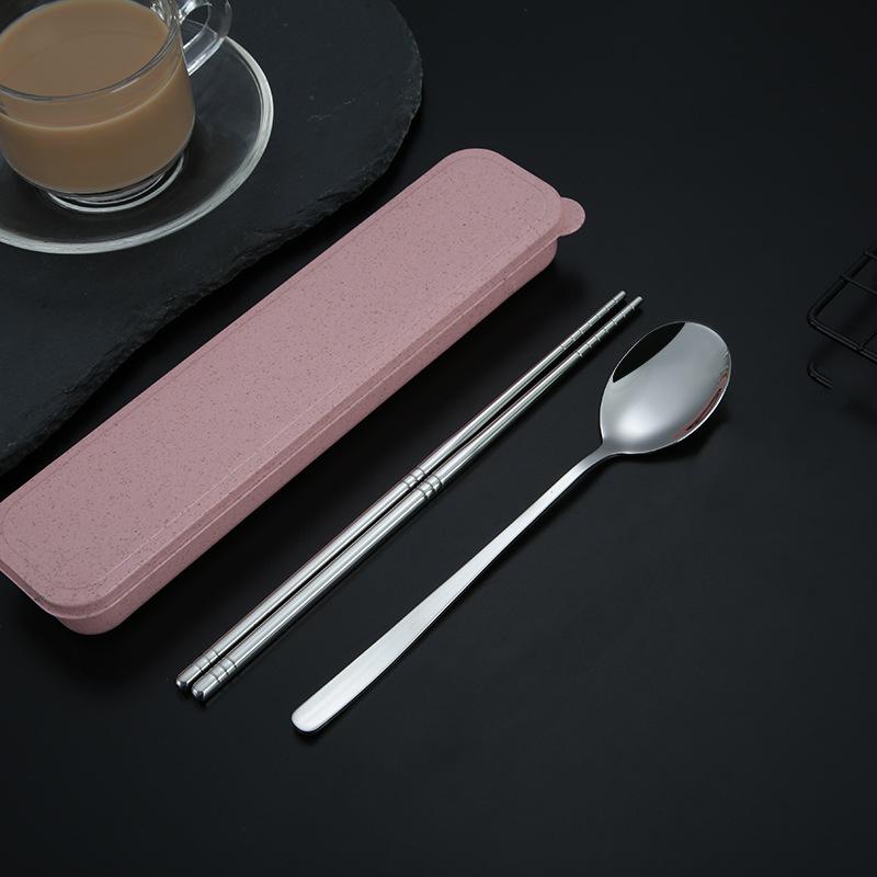 Набор столовых приборов из 2/3 предметов из нержавеющей стали 304, вилка, палочки для еды, ложка, портативный многоразовый набор столовых приборов с ящиком для хранения 3
Набор столовых приборов из 2/3 предметов из нержавеющей стали 304, вилка, палочки для еды, ложка, портативный многоразовый набор столовых приборов с ящиком для хранения 3