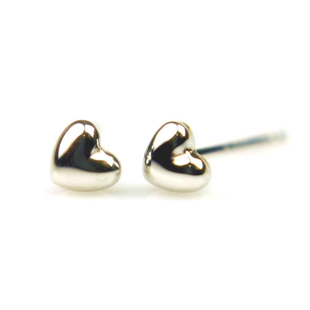 Pt900 platinum heart earrings 3mm 1 pair for both ears Heart Heart earrings Platinum earrings Platinum earrings Yokomountain (silicon back)
Pt900 platinum heart earrings 3mm 1 pair for both ears Heart Heart earrings Platinum earrings Platinum earrings Yokomountain (silicon back)