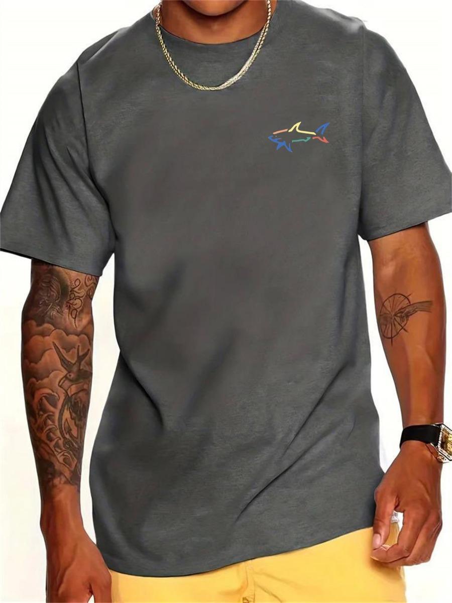 Летняя свободная мужская футболка с 3D-принтом, повседневная облегающая футболка с круглым вырезом и короткими рукавами 4XL
Летняя свободная мужская футболка с 3D-принтом, повседневная облегающая футболка с круглым вырезом и короткими рукавами 4XL