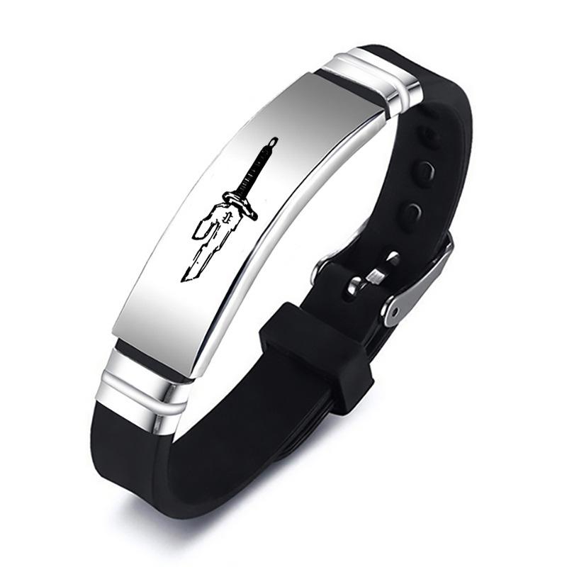 Anime Stainless Steel Bracelet Jujutsu Kaisen Fushiguro Toji Sword of Tianri Knife Pendant Cosplay Bracelets Bangle Unisex Jewel
Anime Stainless Steel Bracelet Jujutsu Kaisen Fushiguro Toji Sword of Tianri Knife Pendant Cosplay Bracelets Bangle Unisex Jewel