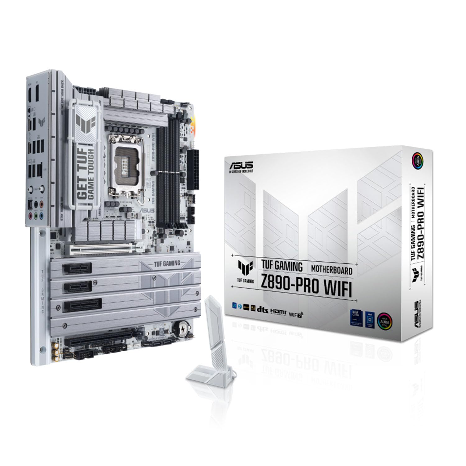 ASUS TUF GAMING WIFI Процесори intel Core Ultra, сумісні з LGA 1851 Чіпсет Z890 DDR5 ATX продукт авторизованого дистриб’ютора Z890-PRO (серія 2)
ASUS TUF GAMING WIFI Процесори intel Core Ultra, сумісні з LGA 1851 Чіпсет Z890 DDR5 ATX продукт авторизованого дистриб’ютора Z890-PRO (серія 2)