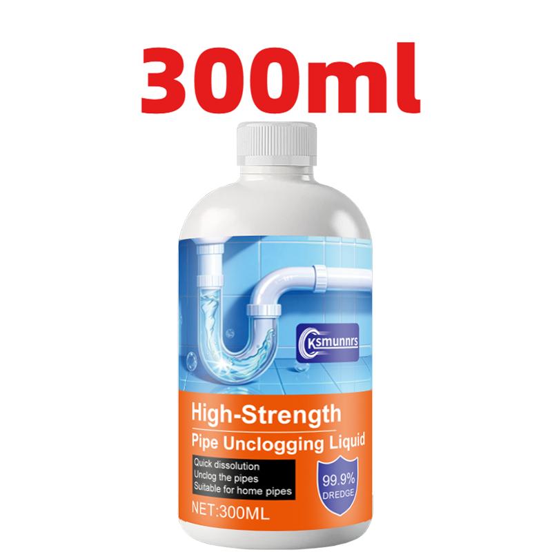 Suitable for kitchen, bathroom and toilet. Includes PVC pipe snake and pipe dredger. Anti-clog formula removes hair and grease. 300ml
Suitable for kitchen, bathroom and toilet. Includes PVC pipe snake and pipe dredger. Anti-clog formula removes hair and grease. 300ml