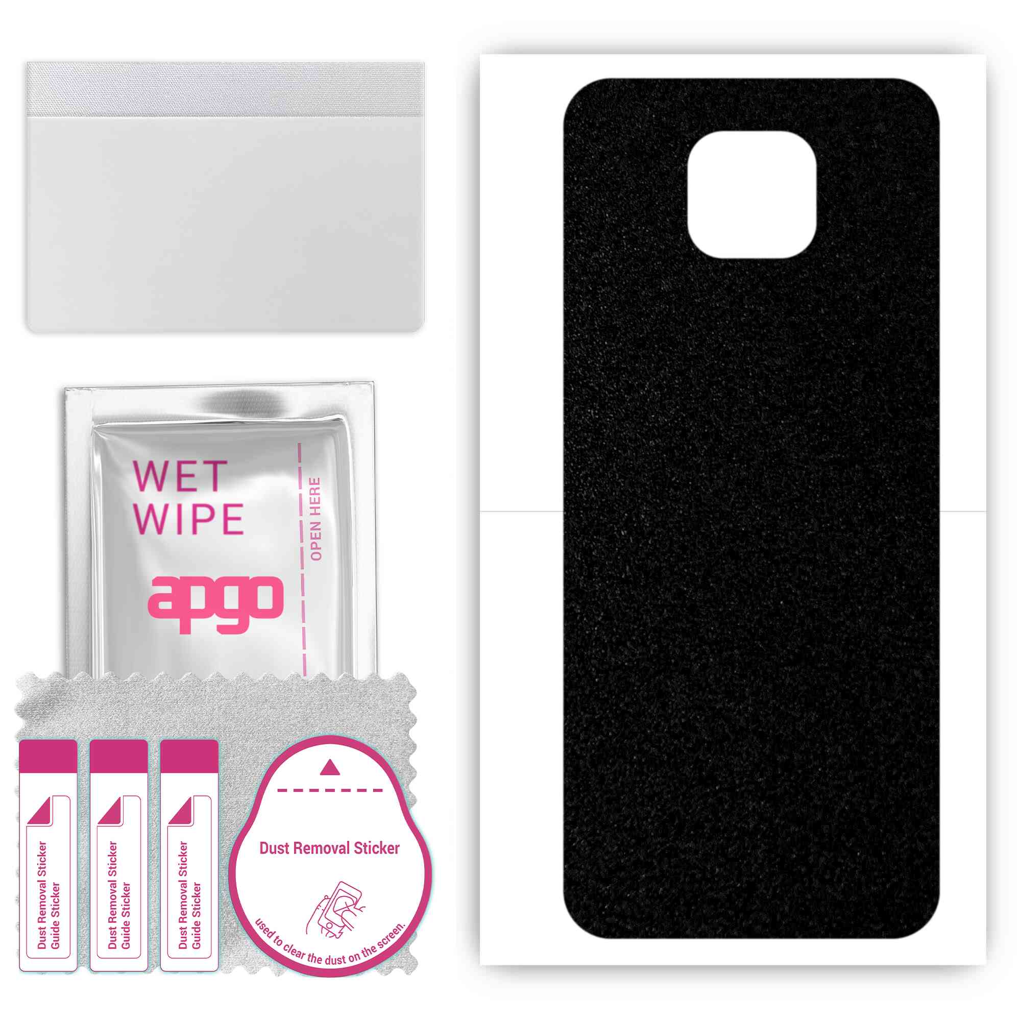 apgo Protective Skin Sticker for the back compatible with Motorola Moto G9, Wrap Film, Foil, Vinyl - Pattern Matte Black
apgo Protective Skin Sticker for the back compatible with Motorola Moto G9, Wrap Film, Foil, Vinyl - Pattern Matte Black