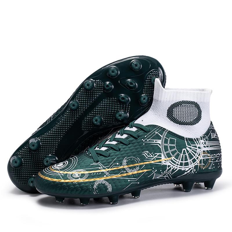 2025 new FGTF football shoes men s breathable high-top fried long nails broken nails football shoes grass training shoes 35
2025 new FGTF football shoes men s breathable high-top fried long nails broken nails football shoes grass training shoes 35