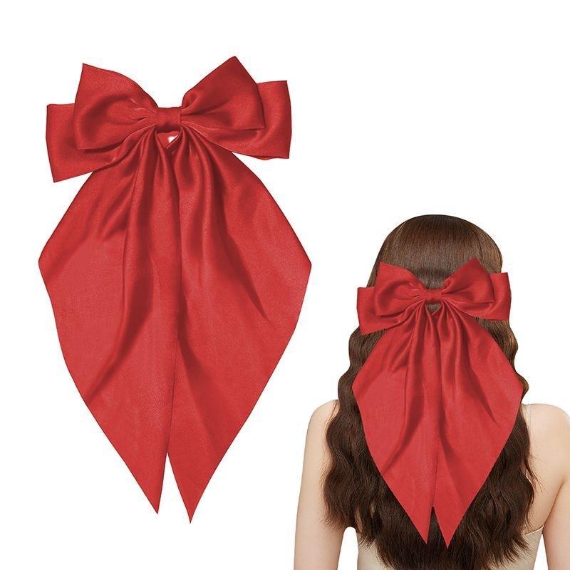 Silk Satin Long Drifting Butterfly Knot Hair Clip One Word Clip Equestrian Tail Hair Clip Hair Accessories
Silk Satin Long Drifting Butterfly Knot Hair Clip One Word Clip Equestrian Tail Hair Clip Hair Accessories