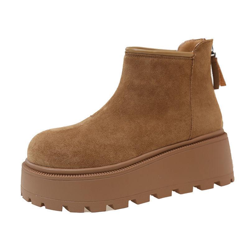 Thick-soled heightening snow boots women s velvet leather short boots 2025 new winter thickened warm Northeast cotton shoes 40 верблюд
Thick-soled heightening snow boots women s velvet leather short boots 2025 new winter thickened warm Northeast cotton shoes 40 верблюд