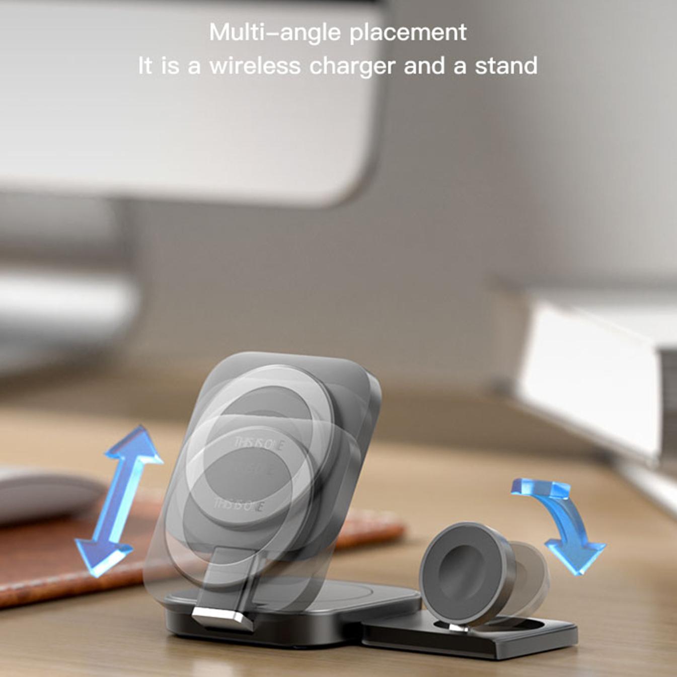 N3 3-in-1 Foldable Desktop Charging Stand Watch Earphone Phone Magnetic Wireless Charger
N3 3-in-1 Foldable Desktop Charging Stand Watch Earphone Phone Magnetic Wireless Charger