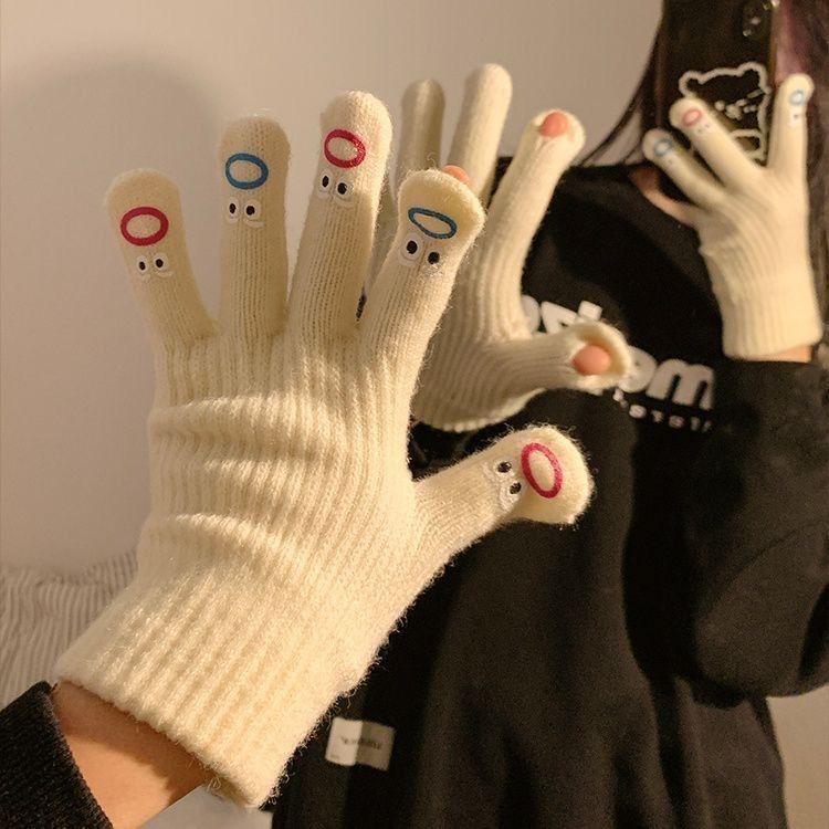 Manufacturer s Cute Korean Five-Finger Knitted Wool Gloves - Warm, Thick, Touchscreen, Ideal for Winter and Cycling жовтий
Manufacturer s Cute Korean Five-Finger Knitted Wool Gloves - Warm, Thick, Touchscreen, Ideal for Winter and Cycling жовтий