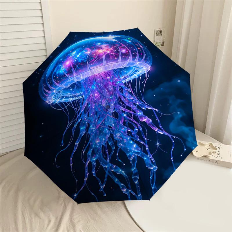 1pc Jellyfish, Galaxy Automatic Open/Close Umbrella with Windproof, 8-Rib Sturdy Canopy, Durable Ribs, Fashionable Design1190A
1pc Jellyfish, Galaxy Automatic Open/Close Umbrella with Windproof, 8-Rib Sturdy Canopy, Durable Ribs, Fashionable Design1190A