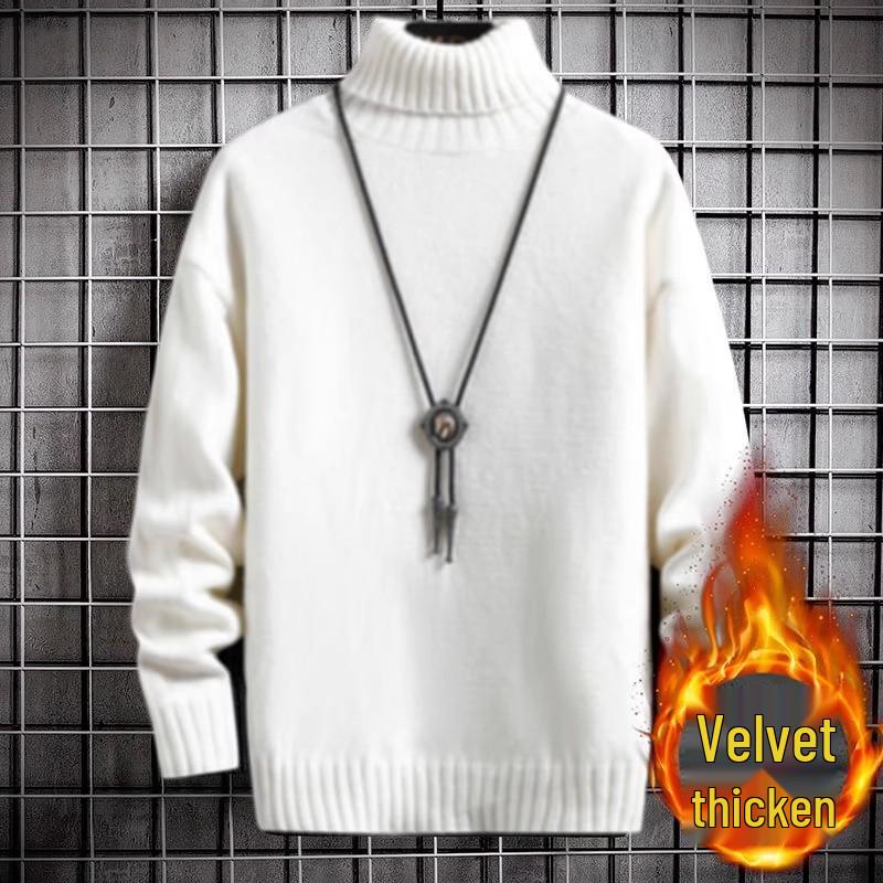 Men s Slim Fit Velvet Pullover Knitwear - High Neck, Long Sleeve, Winter Base Layer M
Men s Slim Fit Velvet Pullover Knitwear - High Neck, Long Sleeve, Winter Base Layer M
