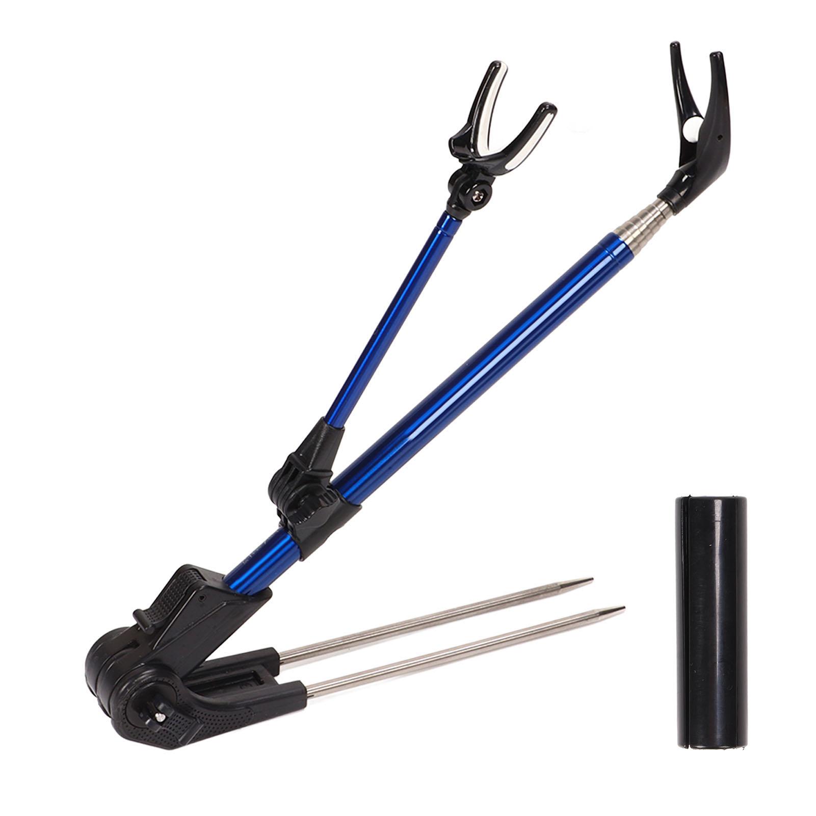 1.9m Stainless Steel Fishing Pole Bracket with Retractable Platform Blue Detachable Plug Fishing
1.9m Stainless Steel Fishing Pole Bracket with Retractable Platform Blue Detachable Plug Fishing