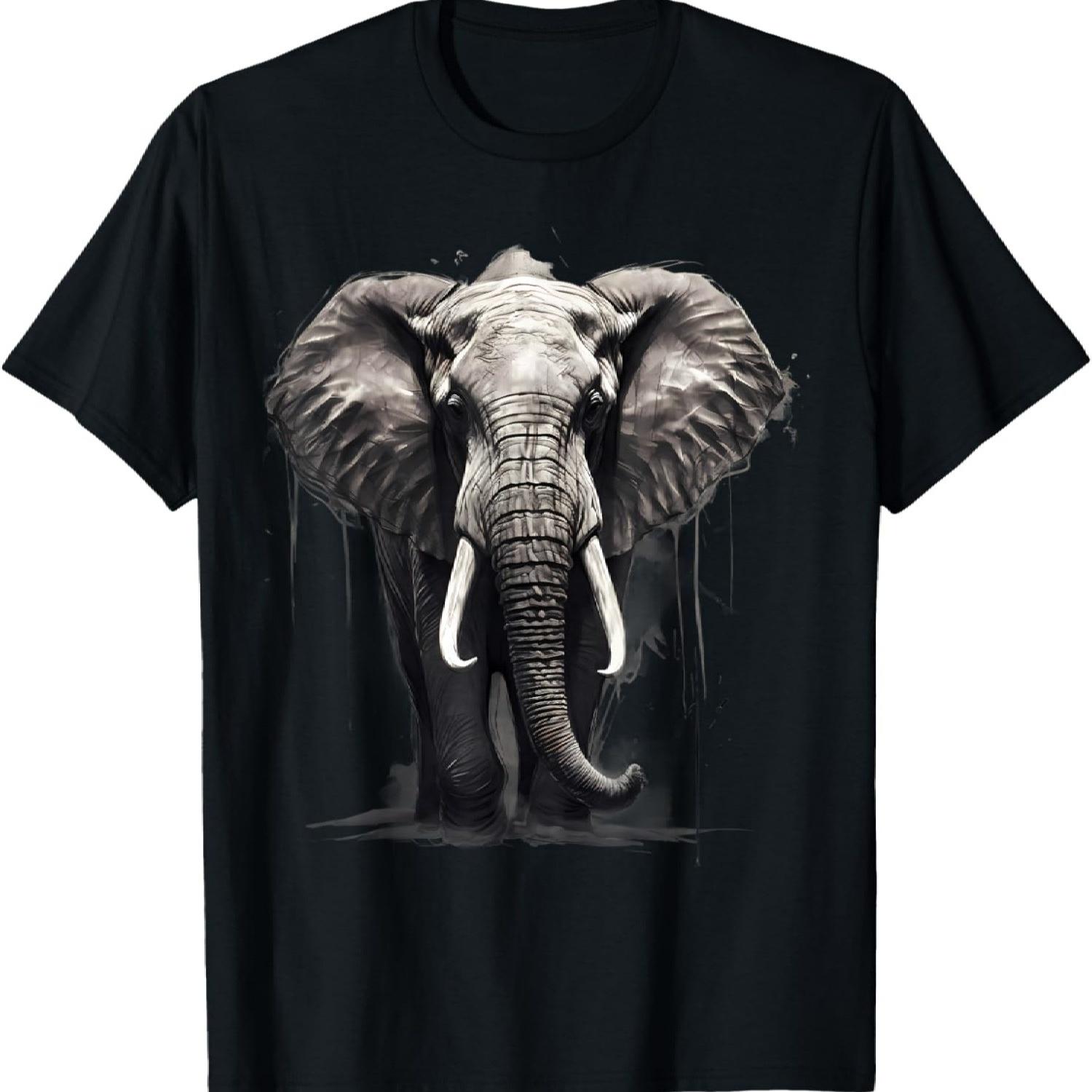 Elephant Safari Animal Print Motif Drawing Artwork Wildlife T-Shirt XXXXXL чорний
Elephant Safari Animal Print Motif Drawing Artwork Wildlife T-Shirt XXXXXL чорний