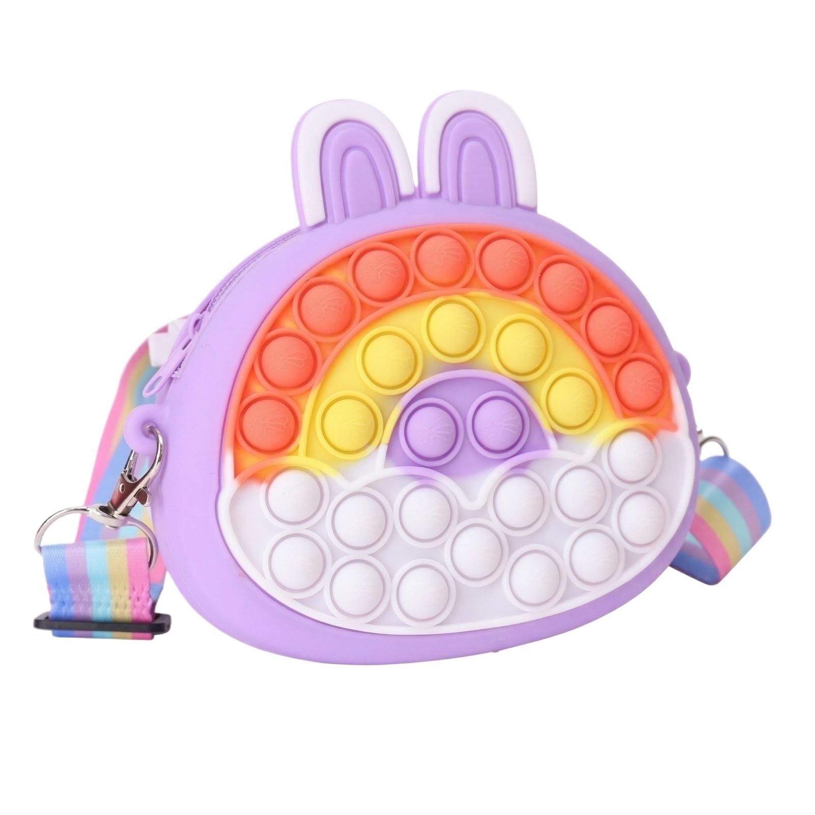 Colorful Cartoon Silicone Coin Purse Crossbody Backpack Stress Relief Children s Zipper Bag One Size фіолетовий
Colorful Cartoon Silicone Coin Purse Crossbody Backpack Stress Relief Children s Zipper Bag One Size фіолетовий