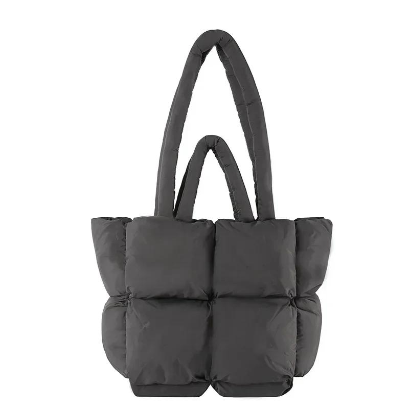Casual Puffer Tote Bag Women Winter Large Capacity Fashion Shoulder Bag Femael Aesthetic Solid Color Handbag Vintage
Casual Puffer Tote Bag Women Winter Large Capacity Fashion Shoulder Bag Femael Aesthetic Solid Color Handbag Vintage