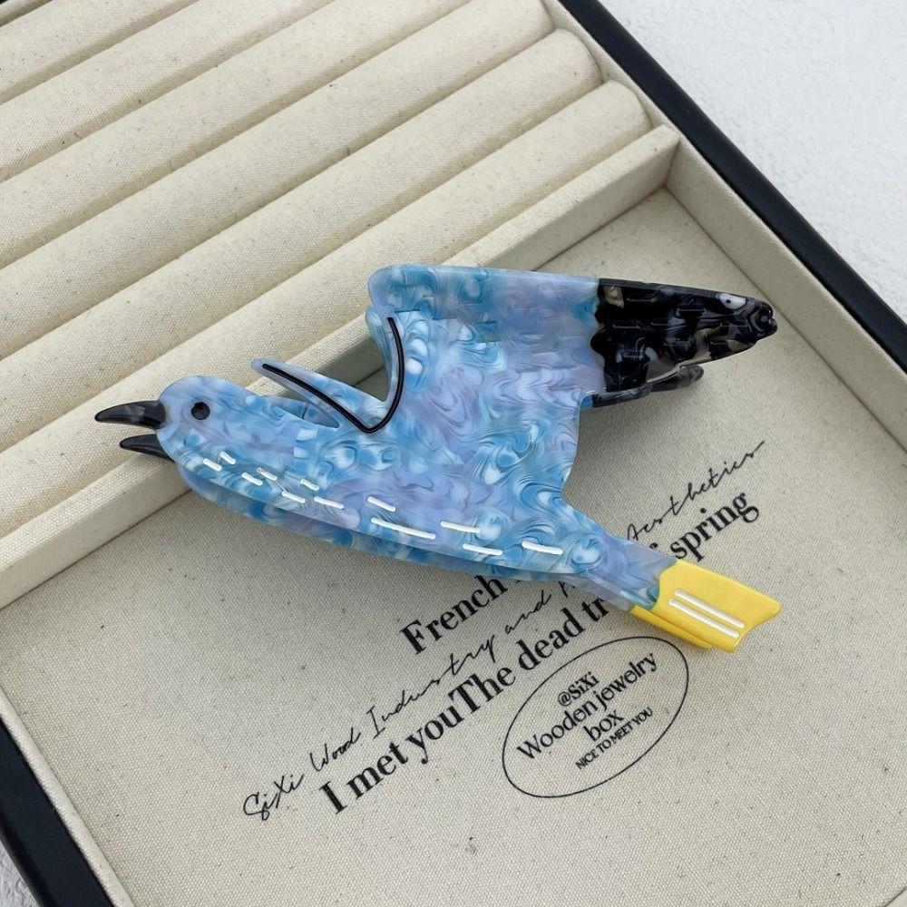Cute Cartoon Animal Shark Clip Woodpecker Swallow Bird Hair Claw Acetic Acid Hair Claw Female Style8
Cute Cartoon Animal Shark Clip Woodpecker Swallow Bird Hair Claw Acetic Acid Hair Claw Female Style8