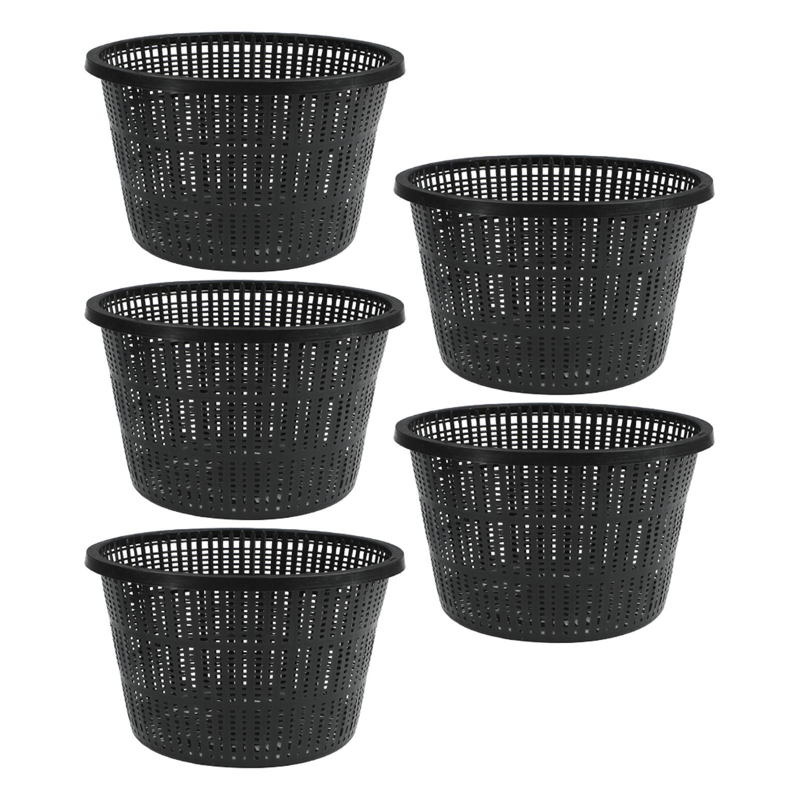 5pcs Plant Net Pot 8.3in Large Aquatic Plant Mesh Net Pot Plastic Flower Basket Grow Pot Net Basket Holder Vegetable Nursery Cup чёрный
5pcs Plant Net Pot 8.3in Large Aquatic Plant Mesh Net Pot Plastic Flower Basket Grow Pot Net Basket Holder Vegetable Nursery Cup чёрный