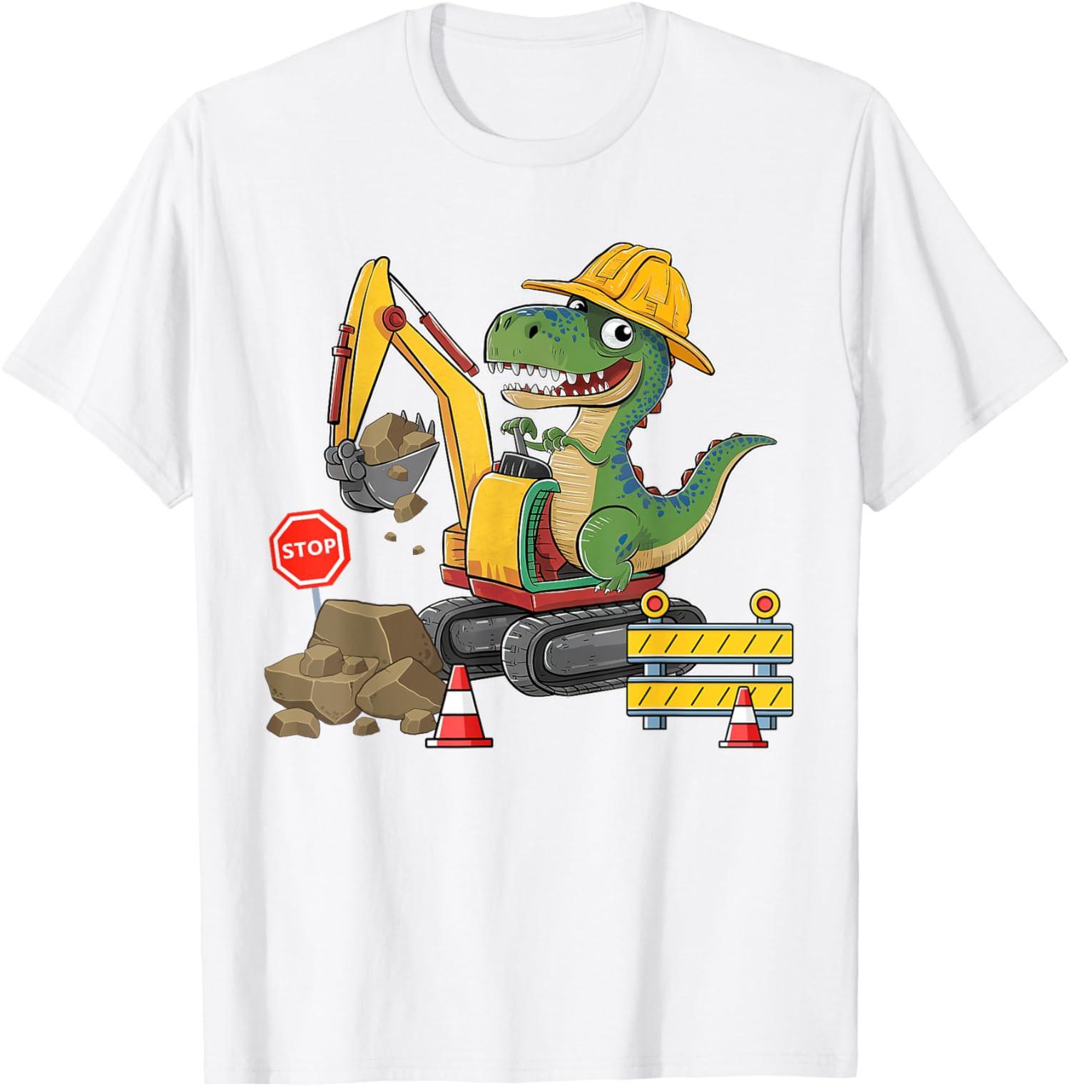 Dinosaur Construction Worker Excavator Truck Nice Unisex T-Shirt 5XL різнокольоровий
Dinosaur Construction Worker Excavator Truck Nice Unisex T-Shirt 5XL різнокольоровий