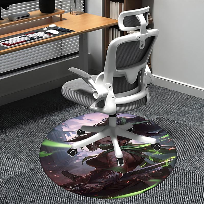 Jinx (League of Legends) Chair mat Round Rug-Office carpet, Machine Washable, Non-slip, Suitable for Living Rooms, Bedrooms 80cm
Jinx (League of Legends) Chair mat Round Rug-Office carpet, Machine Washable, Non-slip, Suitable for Living Rooms, Bedrooms 80cm