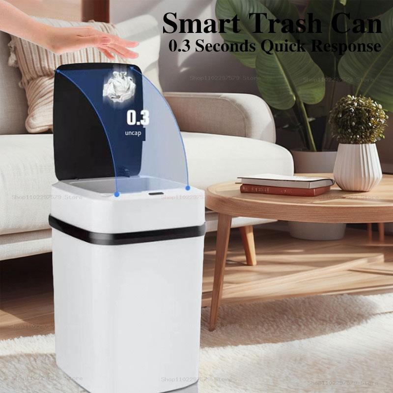 Smart Sensor Trash Can Electric Trash Can Touchless Open Cover Suitable For Kitchen Bathroom Living Room Bedroom White Trash Can
Smart Sensor Trash Can Electric Trash Can Touchless Open Cover Suitable For Kitchen Bathroom Living Room Bedroom White Trash Can