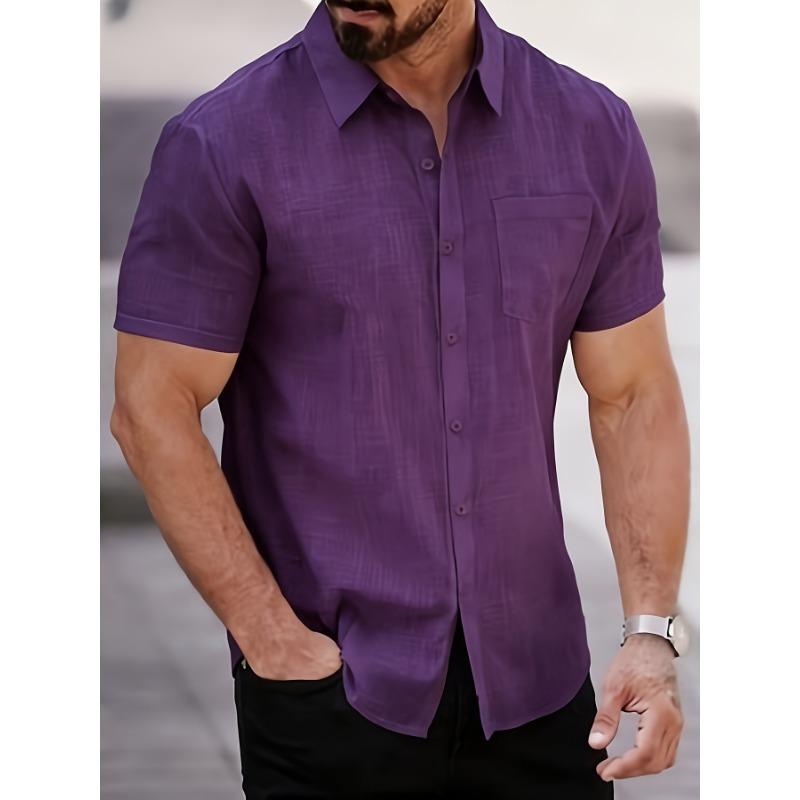 Men s Solid Color Short-sleeve Shirt, Lightweight Breathable Fabric for Summer, Classic Collar, Relaxed Fit XL
Men s Solid Color Short-sleeve Shirt, Lightweight Breathable Fabric for Summer, Classic Collar, Relaxed Fit XL