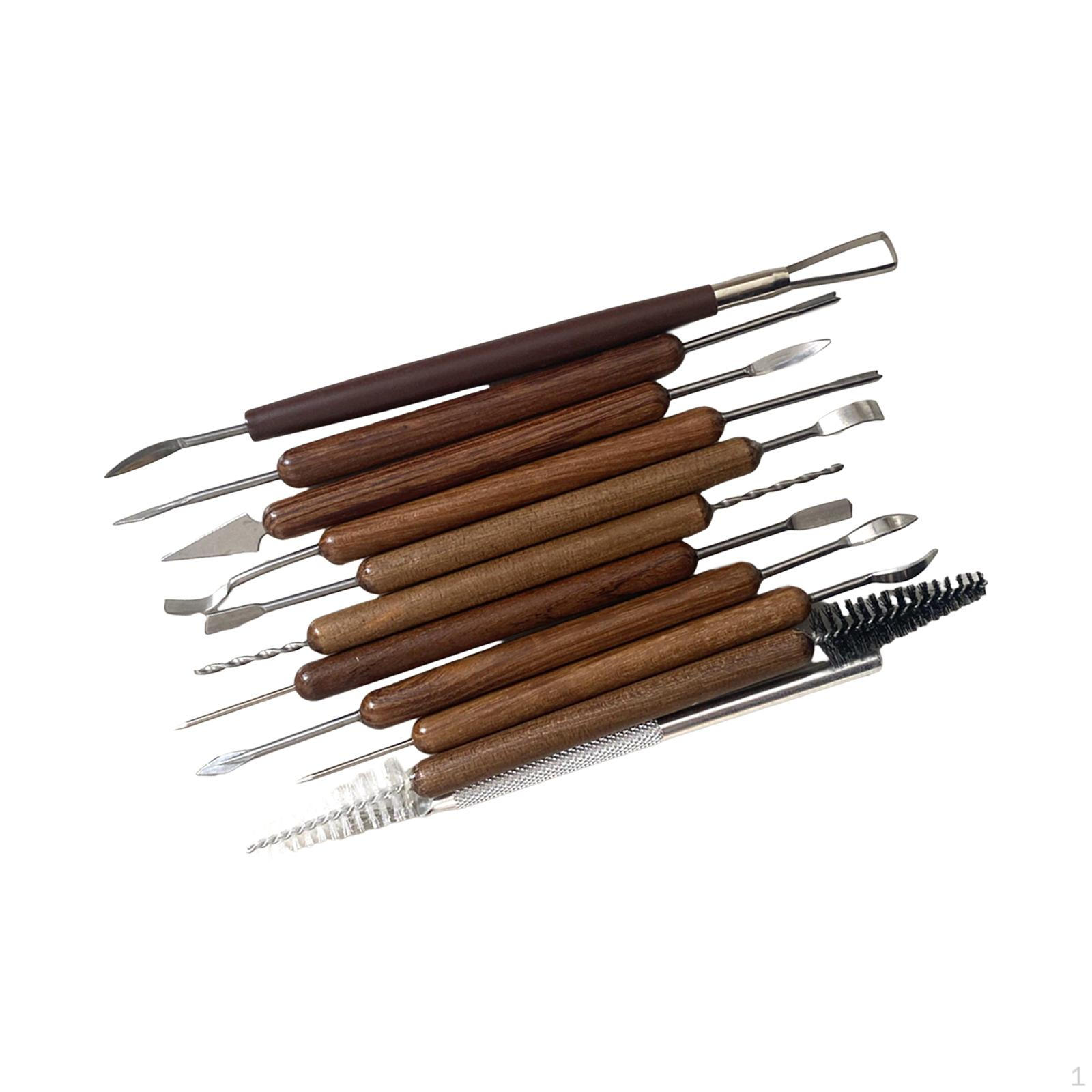 11 Pieces Polymer Clay Tools Ceramics Professional Sculpting for Drafting
11 Pieces Polymer Clay Tools Ceramics Professional Sculpting for Drafting