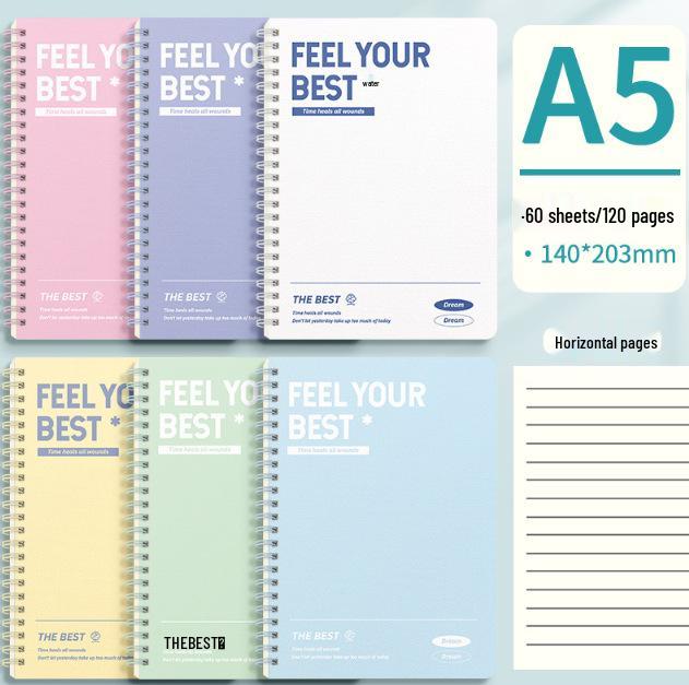 Очень толстая студенческая тетрадь на спирали - линованный дневник для средней, старшей школы и последипломного обучения (Большой размер) 1 Book