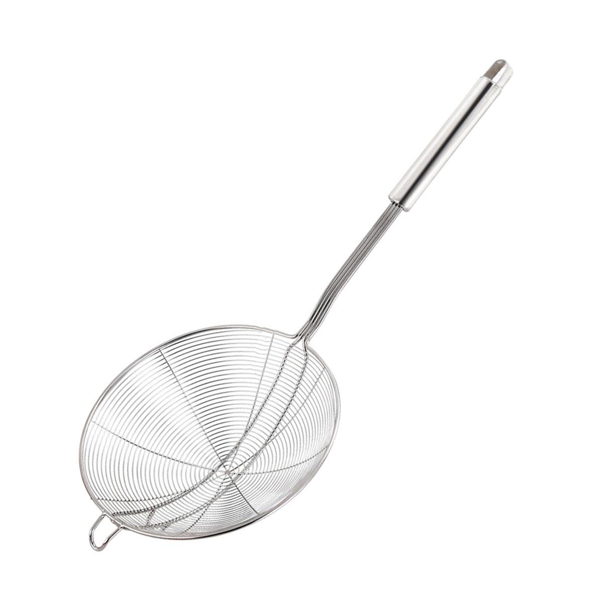 Stainless Steel Colander Spoon Wire Mesh Skimmer Ladle Diameter 20Cm Heat Resistant Handle Hot Pot Frying Food Pasta Noodle 18CM
Stainless Steel Colander Spoon Wire Mesh Skimmer Ladle Diameter 20Cm Heat Resistant Handle Hot Pot Frying Food Pasta Noodle 18CM