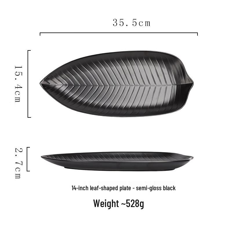 Ruhan Irregular Leaf Ceramic Serving Plate
Ruhan Irregular Leaf Ceramic Serving Plate