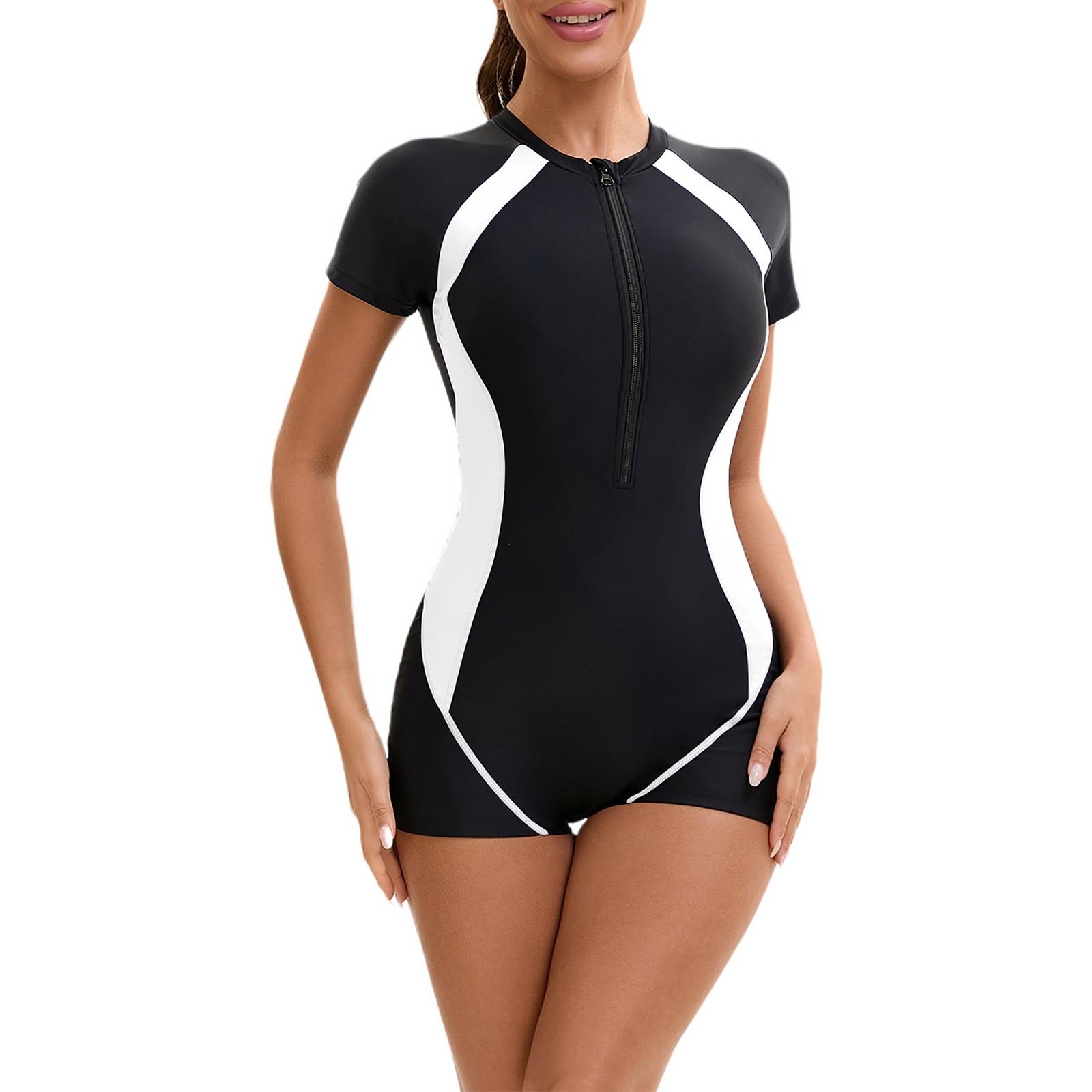 Женский слитный купальник с короткими рукавами на молнии и плоским углом, женские плавки с тремя точками и подкладкой для груди M белый
Женский слитный купальник с короткими рукавами на молнии и плоским углом, женские плавки с тремя точками и подкладкой для груди M белый